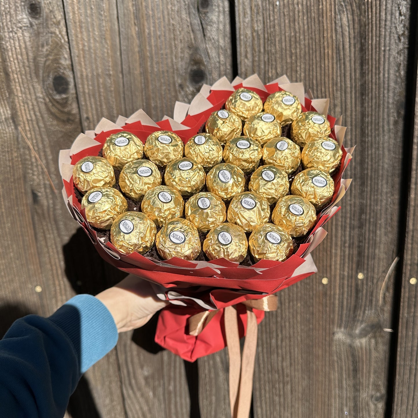 # 65 Ferrero Rocher Bouquet in the shape of a Heart