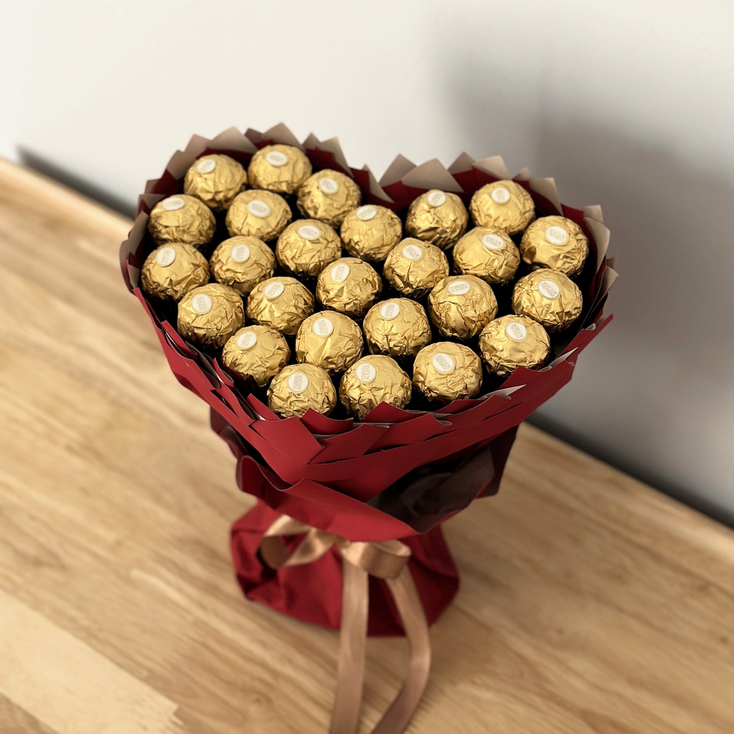 # 65 Ferrero Rocher Bouquet in the shape of a Heart