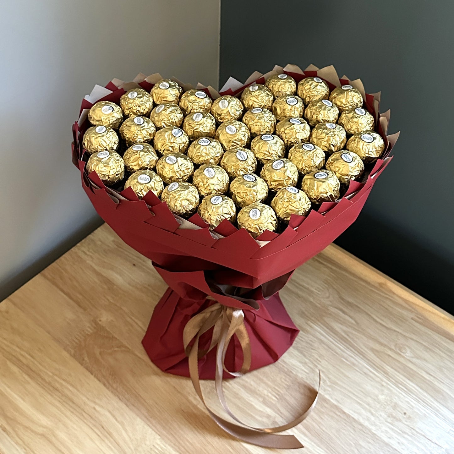 # 65 Ferrero Rocher Bouquet in the shape of a Heart