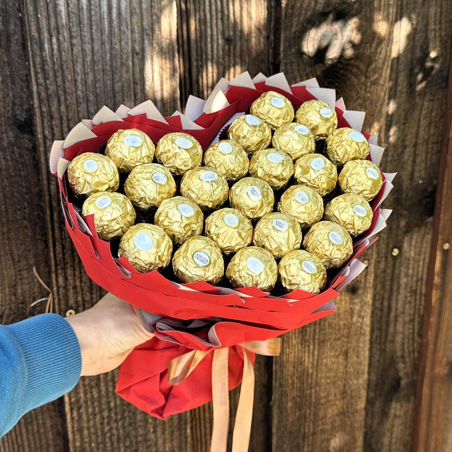 # 65 Ferrero Rocher Bouquet in the shape of a Heart