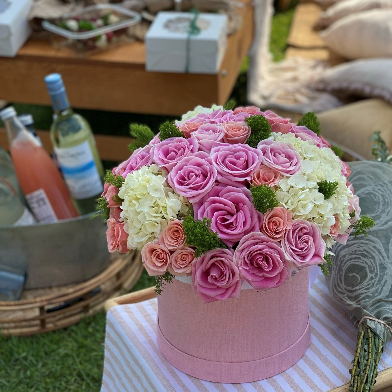 # 23 Lovely Pink Flowers in a box