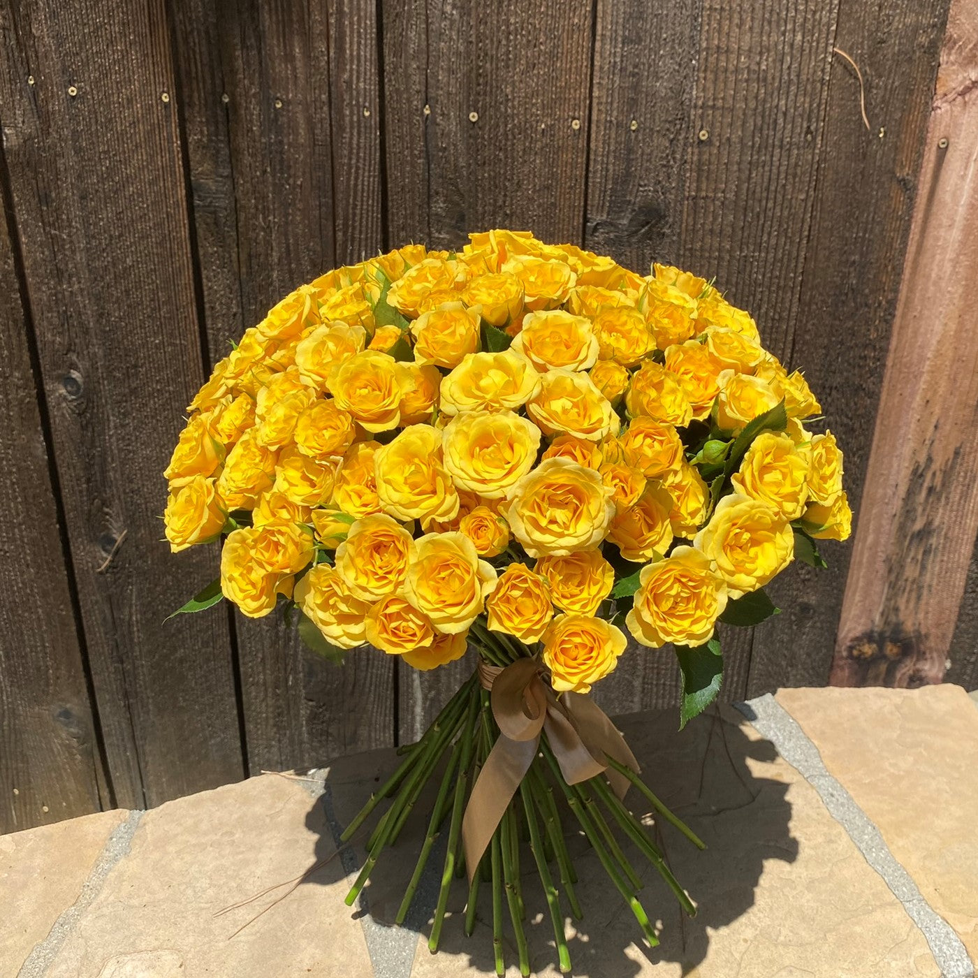 # 36 Yellow Spray Roses Bouquet