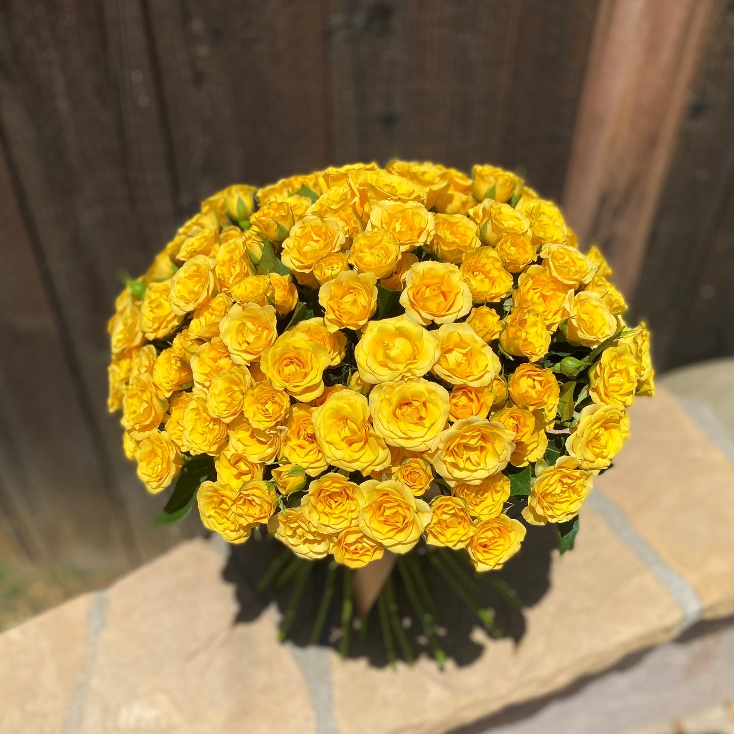 # 36 Yellow Spray Roses Bouquet