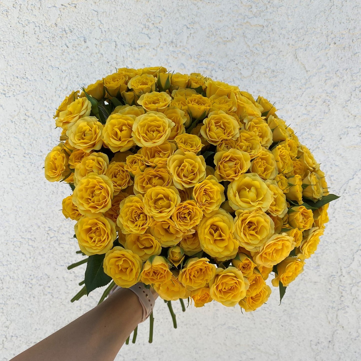 # 36 Yellow Spray Roses Bouquet